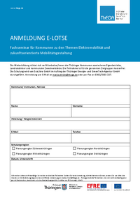 Anmeldung E-LOTSE